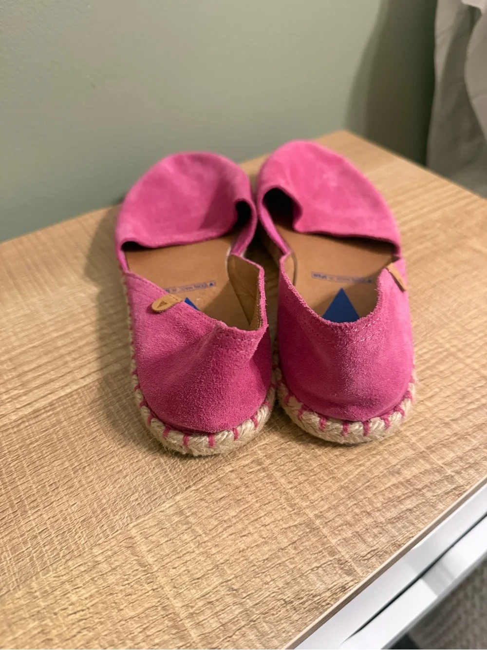 Verbenas Carmen Pink Suede Espadrilles in Size 38 / 7.5